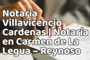 Notaria Villavicencio Cardenas | Notaría en Carmen de La Legua – Reynoso